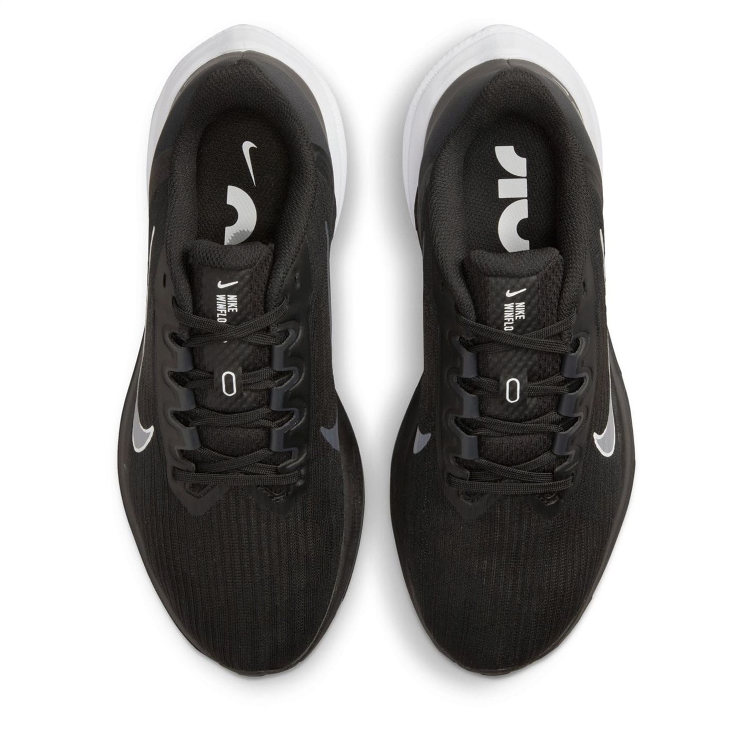 Black Nike Womens Air Winflo 9 Road Running Shoes - Get The Label