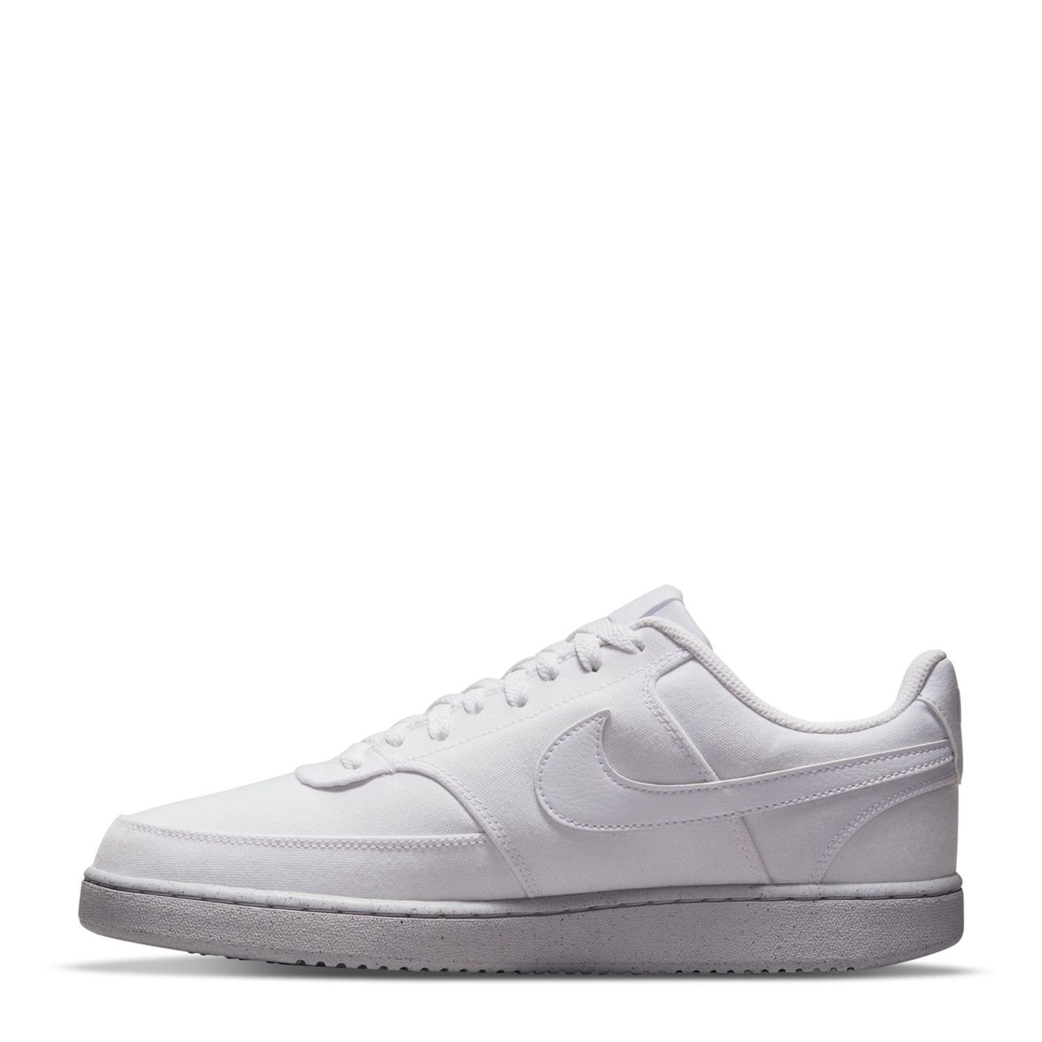 White Nike Mens Court Vision Canvasas Trainers - Get The Label