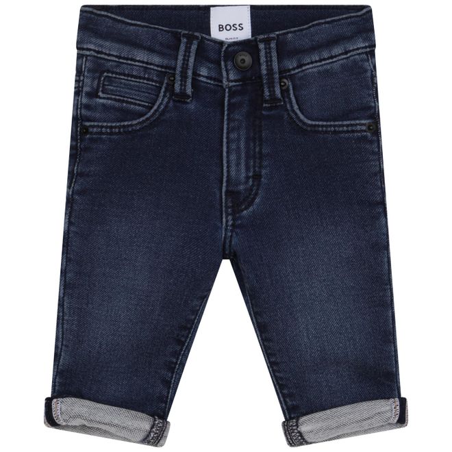 Roll-up 5-pocket jeans