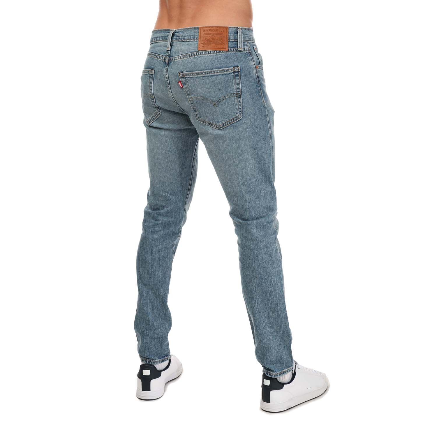Blue Levis Mens 512 Slim Taper Aquatint Jeans - Get The Label