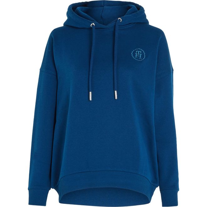 Monogram Stamp Embroidery Relaxed Hoody
