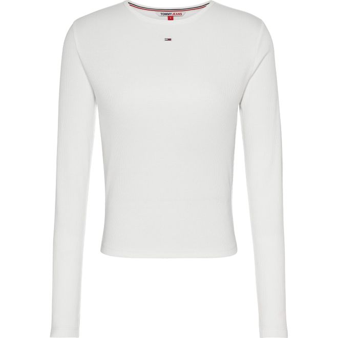 Women's Essential Ribbed Slim Fit Cropped Jumper