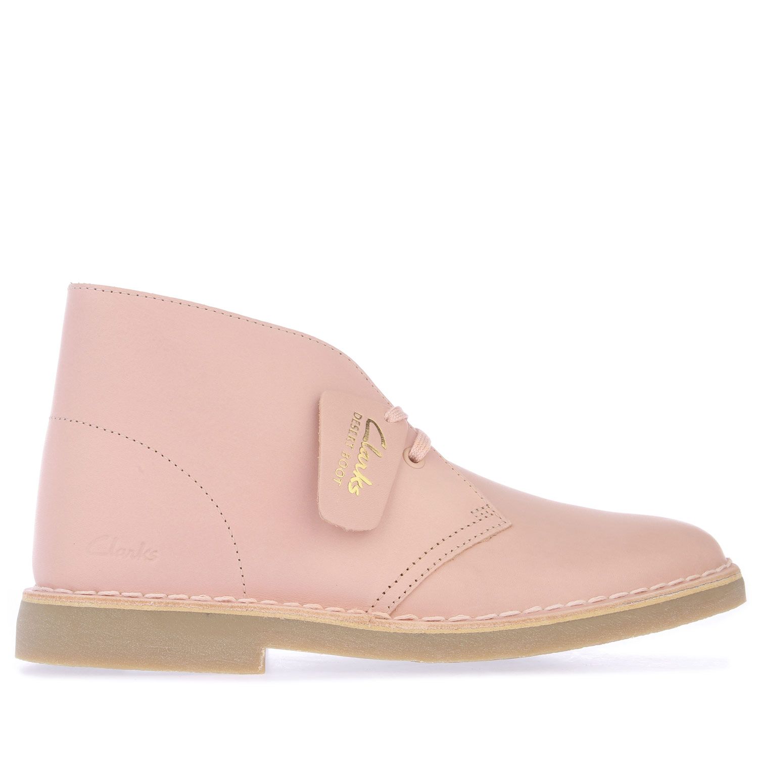 Clarks Desert Boot in Pink Womens Shoes Boots Ankle boots 