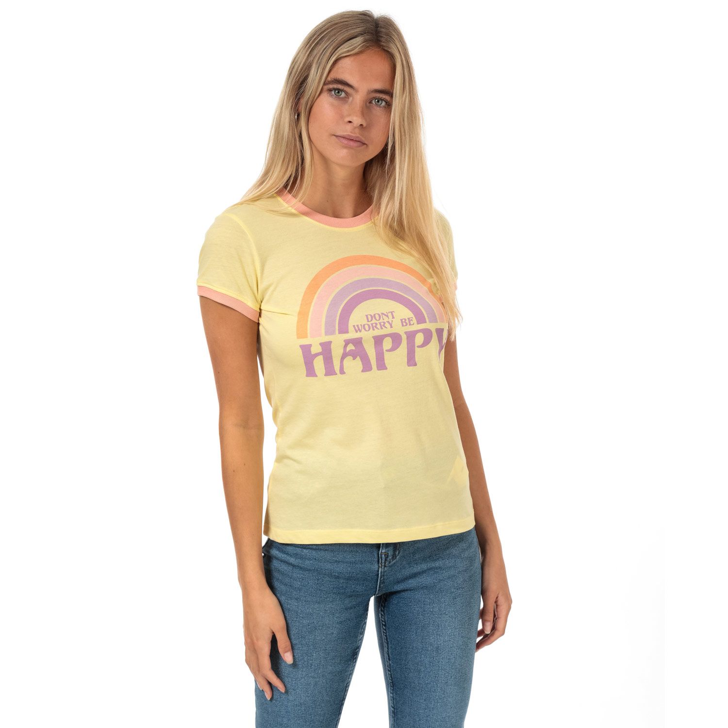 Womens Be Happy T-Shirt