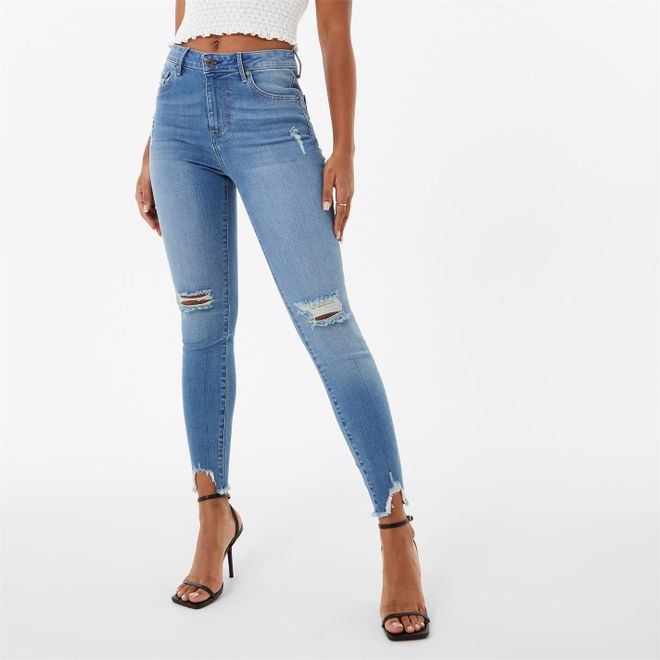 Aimie Mid Rise Skinny Jeans