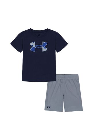 Blue Under Armour Short Sleeve T-Shirt Shorts Set Infant Boys - Get The  Label