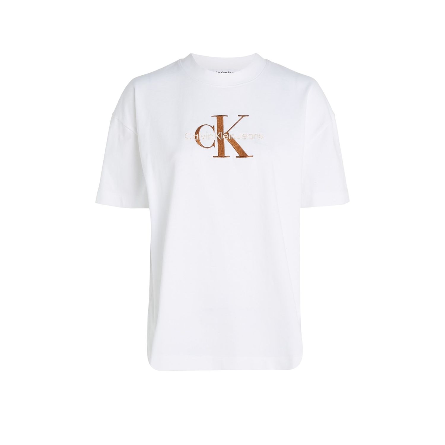Calvin Klein Jeans white t-shirt with red CK logo