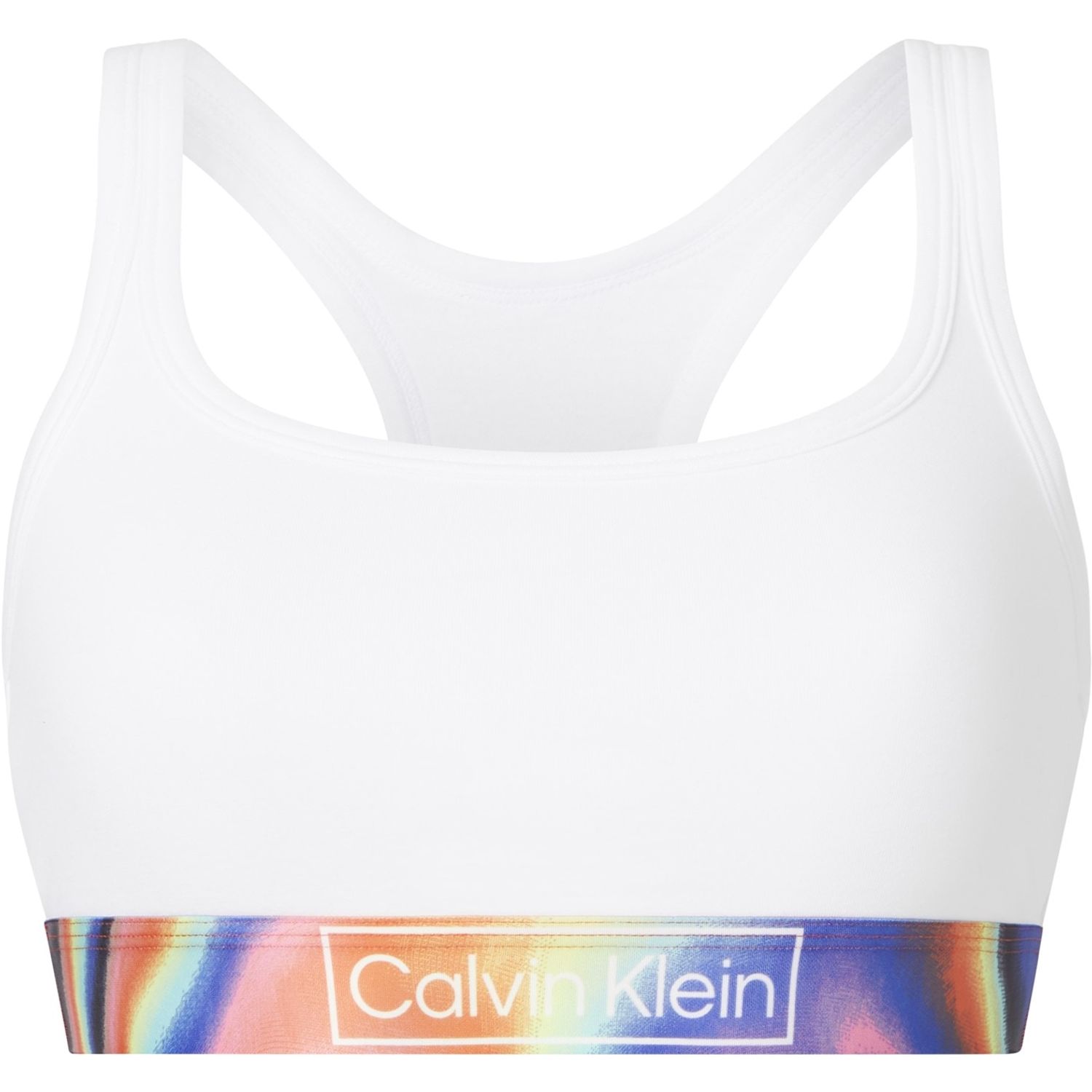 White Calvin Klein Pride Bralette - Get The Label
