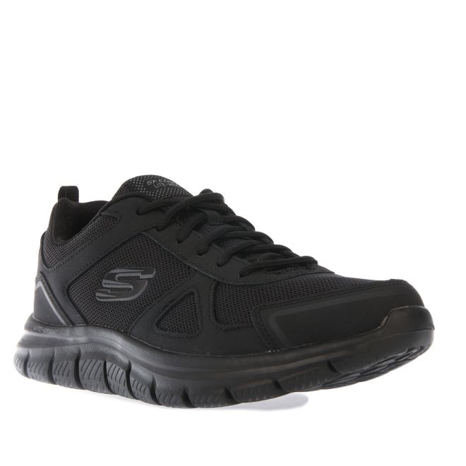 Black Skechers Mens Track Scloric Trainers - Get The Label