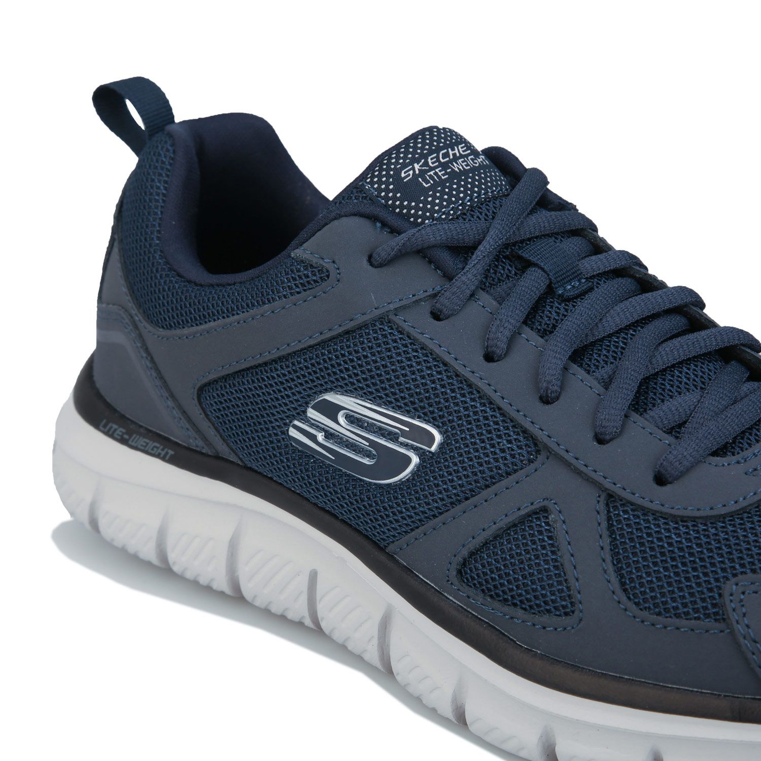 Skechers Mens Track Scloric Trainers in Navy