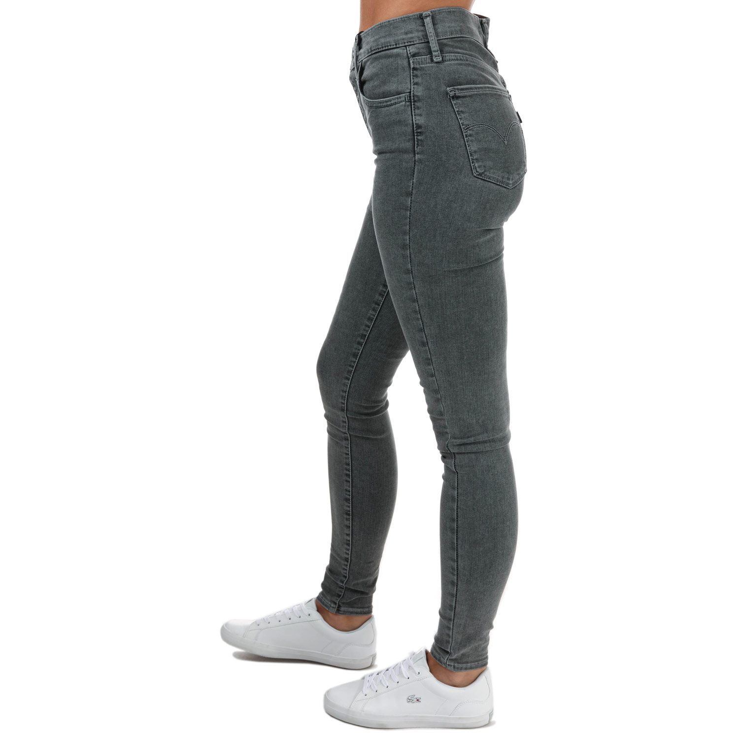 Grey Levis Womens 720 High Rise Super Skinny Jeans - Get The Label