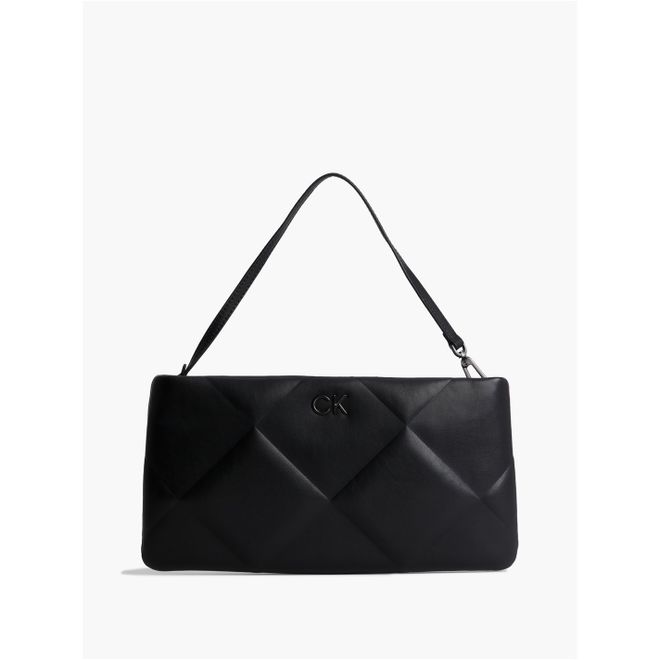 Klein Quilted Convertible Clutch Bag