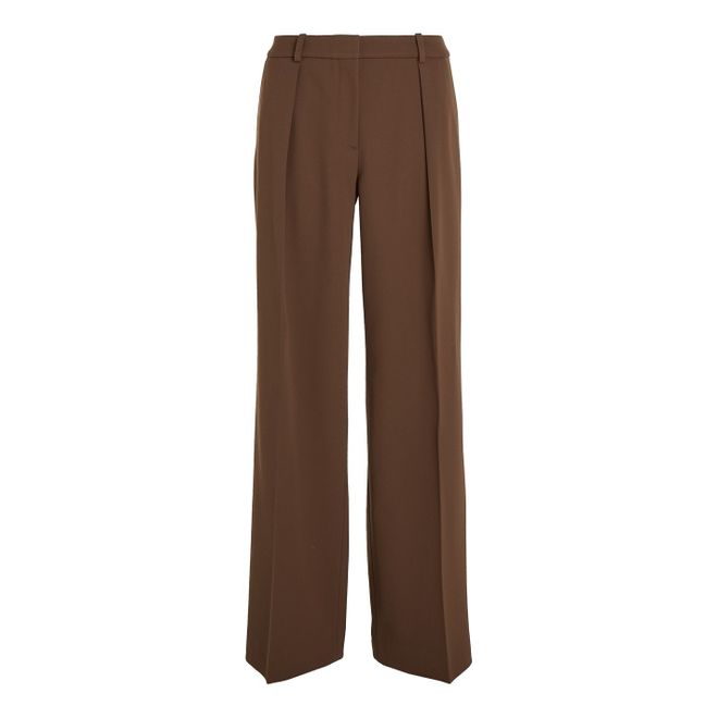 Twill Extra Wide Leg Pant