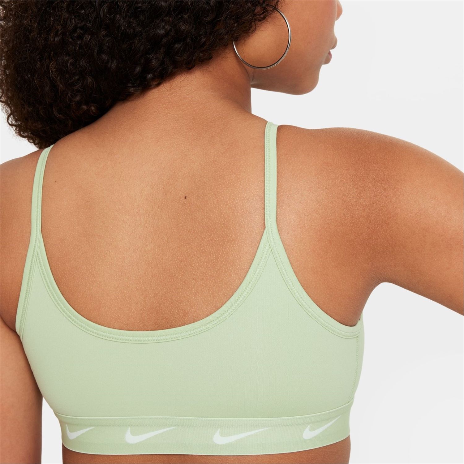 Nike One Big Kids' (girls') Dri-fit Sports Bra In Orange