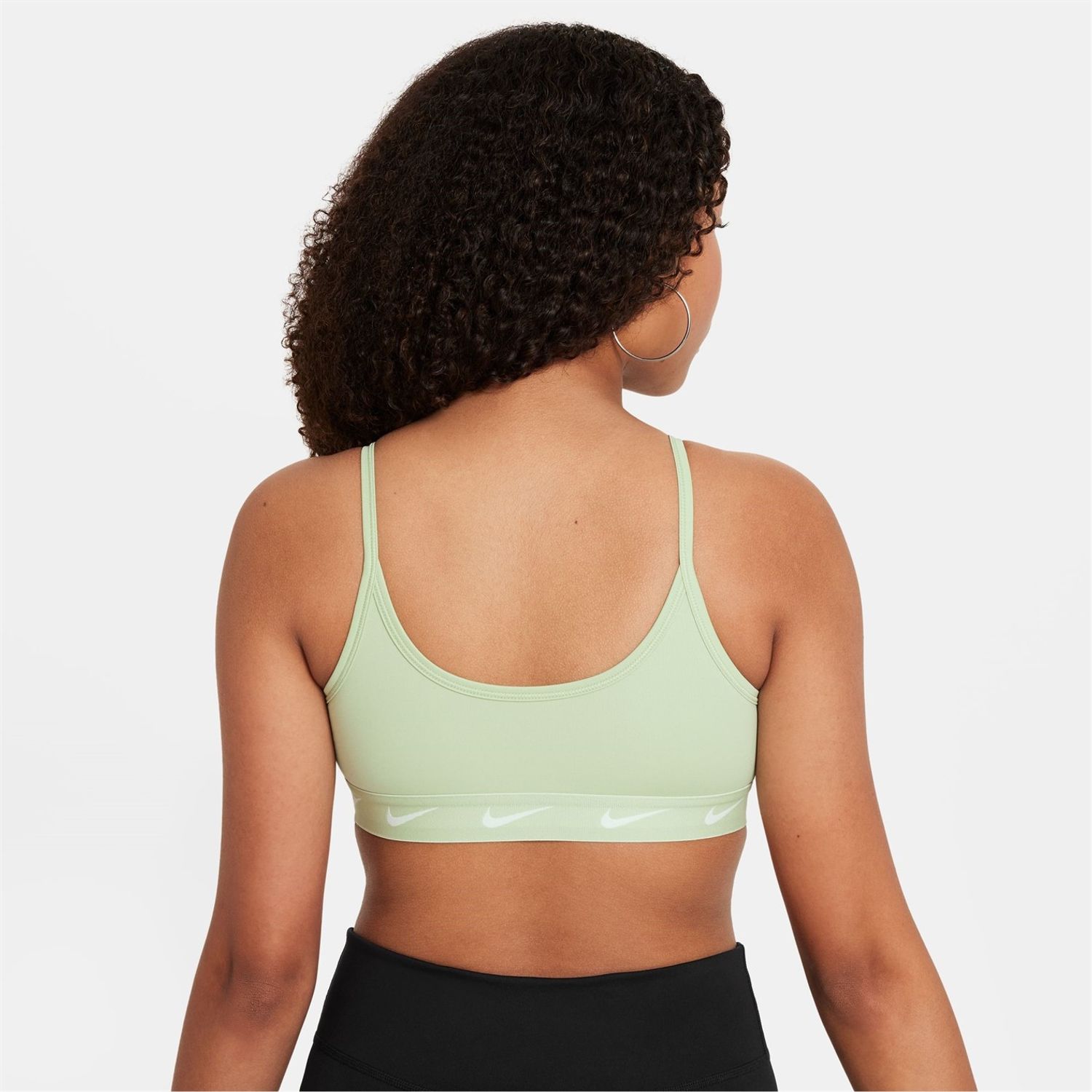 Nike Dri Fit One Big Kids (girls) Sports Bra in Green