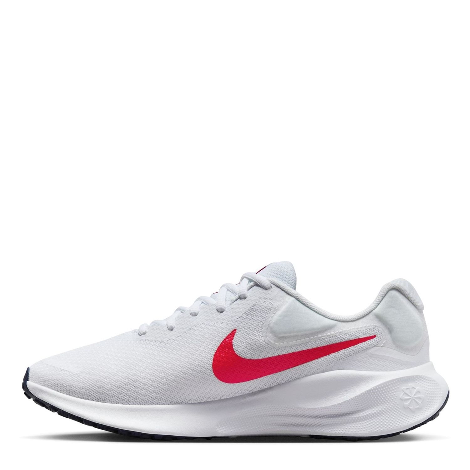 White Nike Mens Revolution 7 Road Running Shoes - Get The Label