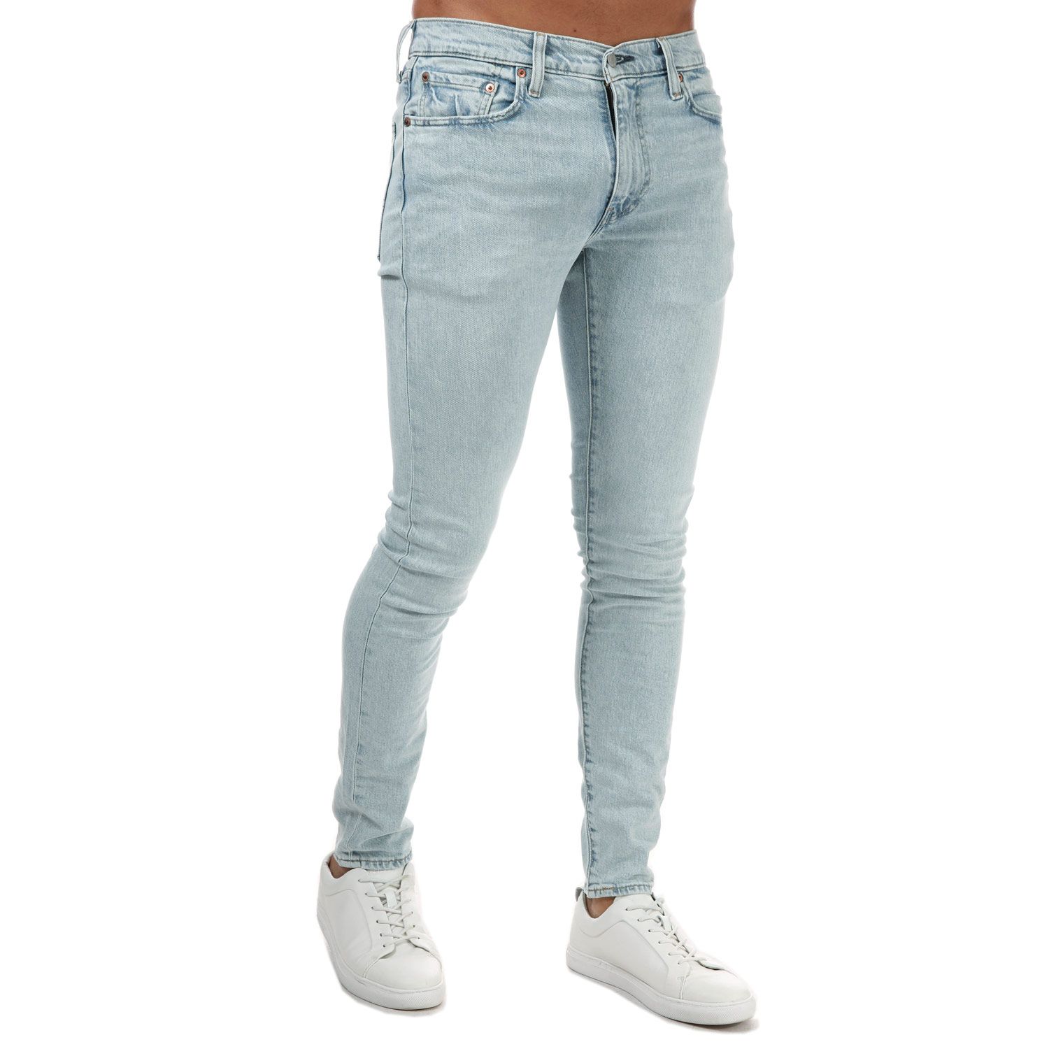 Light Blue Levis Mens Skinny Taper Jeans - Get The Label