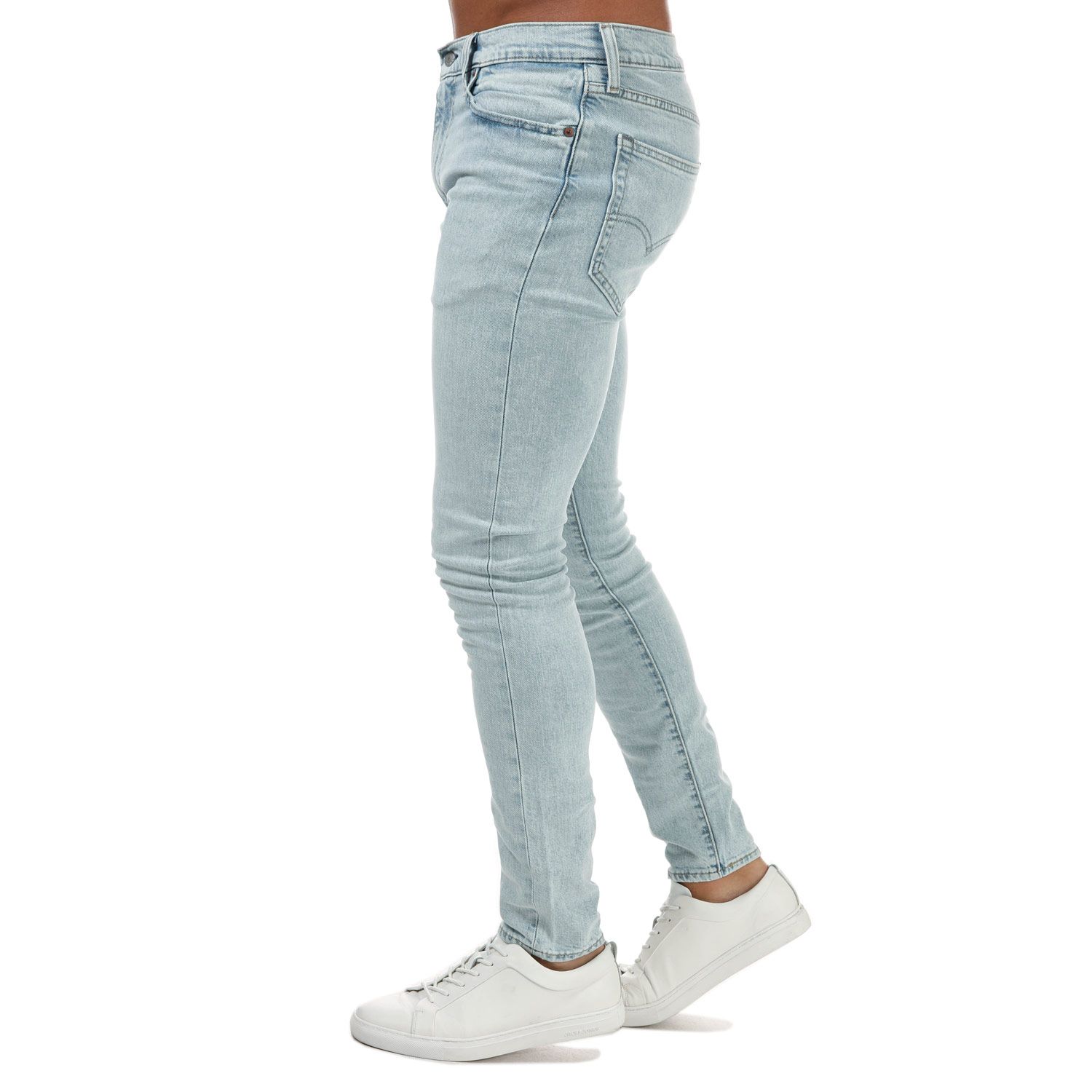 Light Blue Levis Mens Skinny Taper Jeans - Get The Label