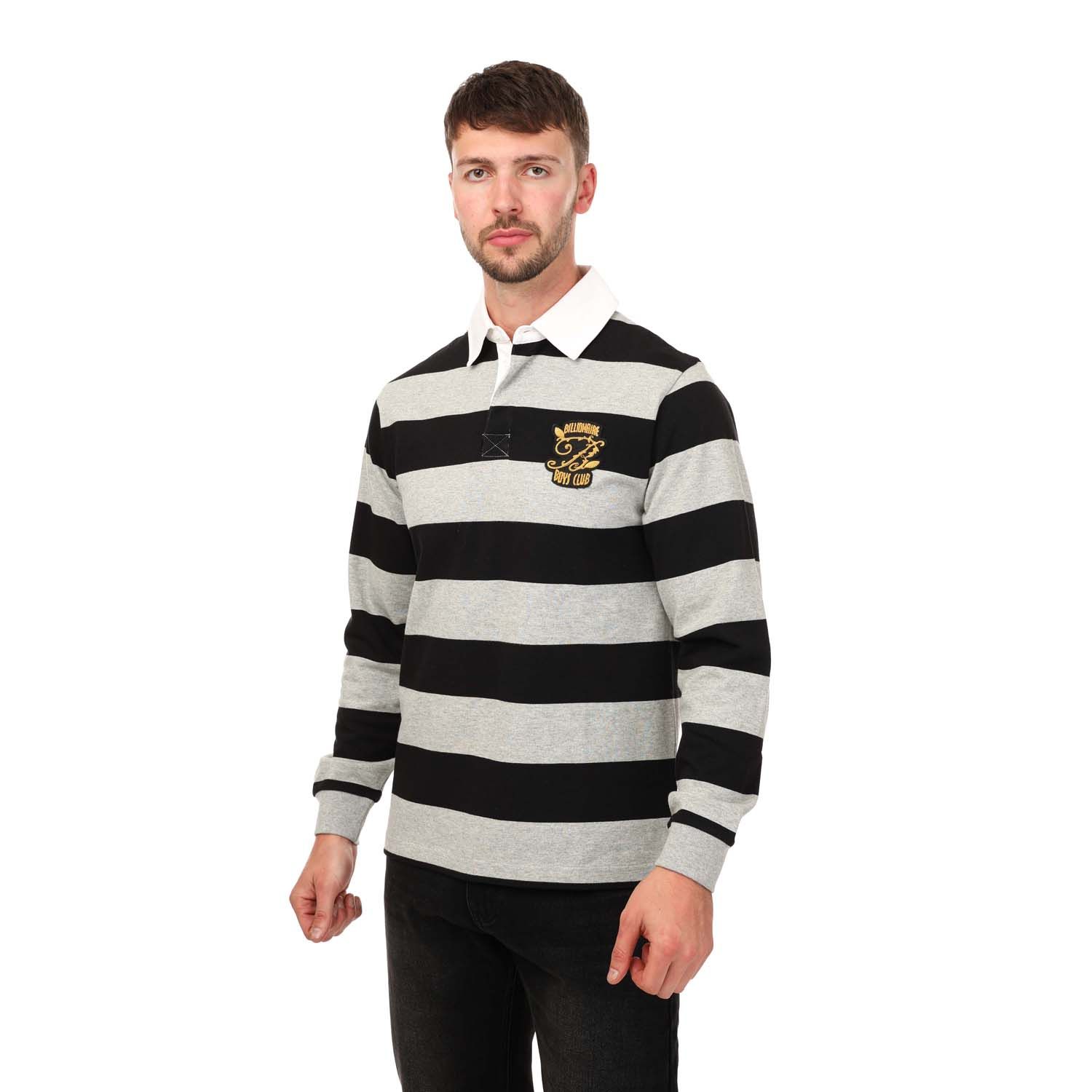 Mens Striped Rugby Shirt