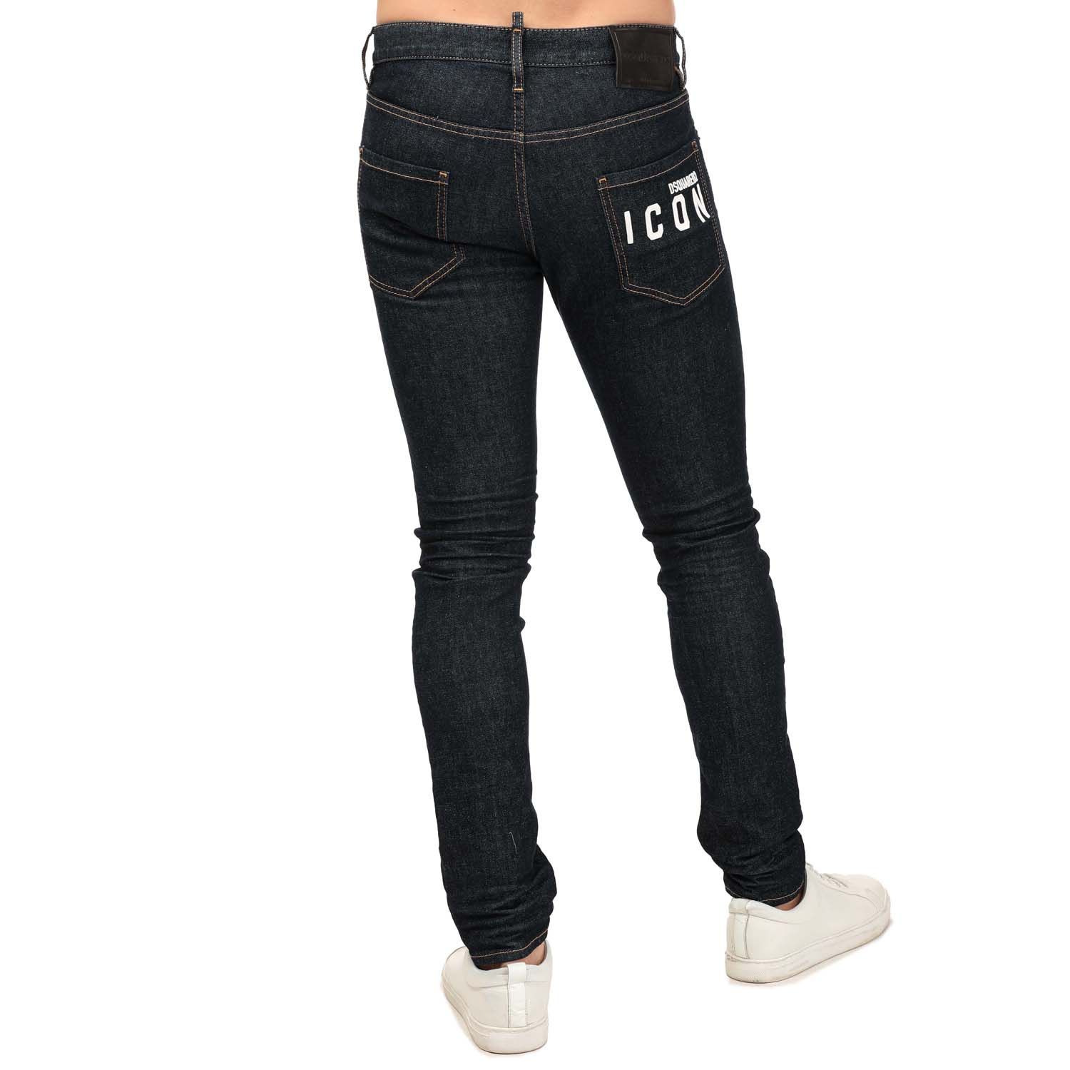DSquared2 Mens Cool Guy Jeans in Dark Blue