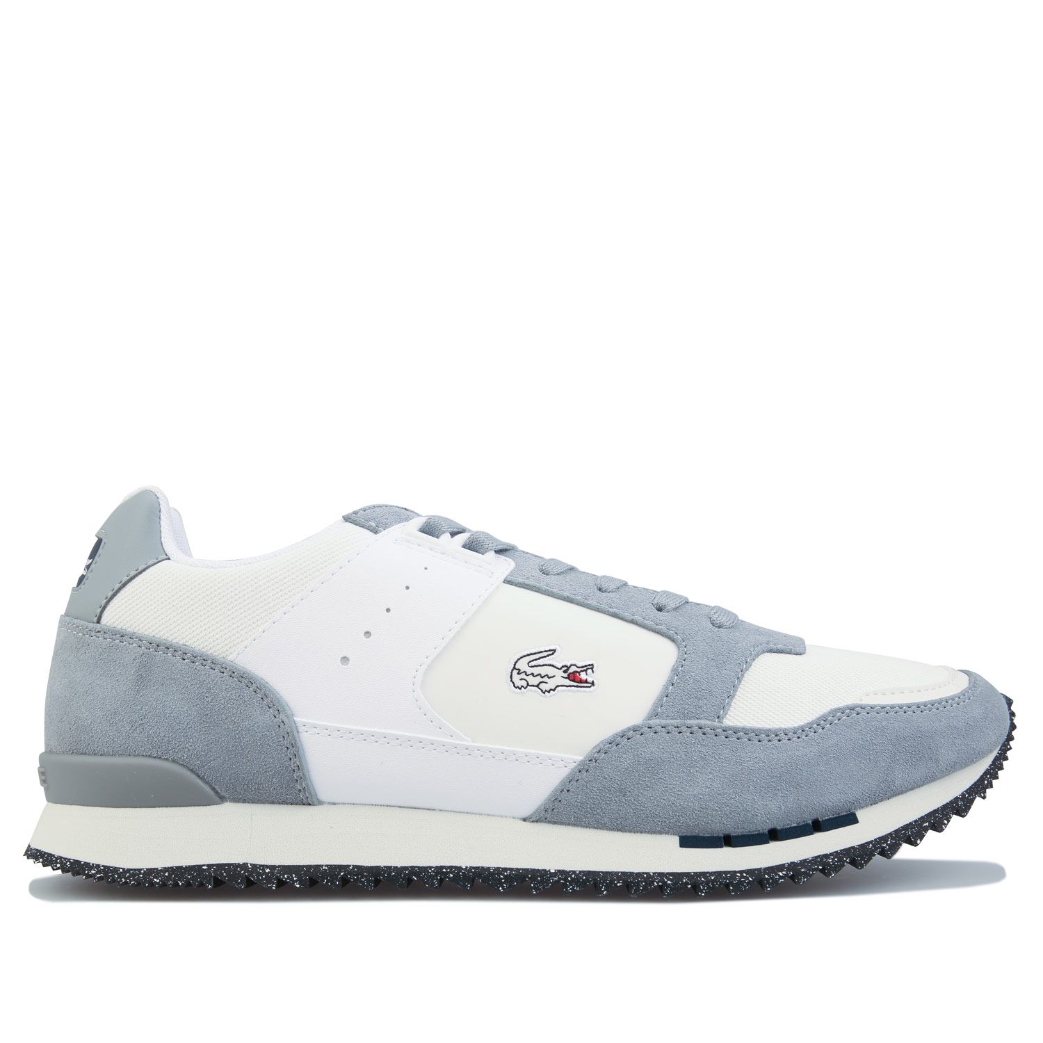 lacoste mens trainers grey