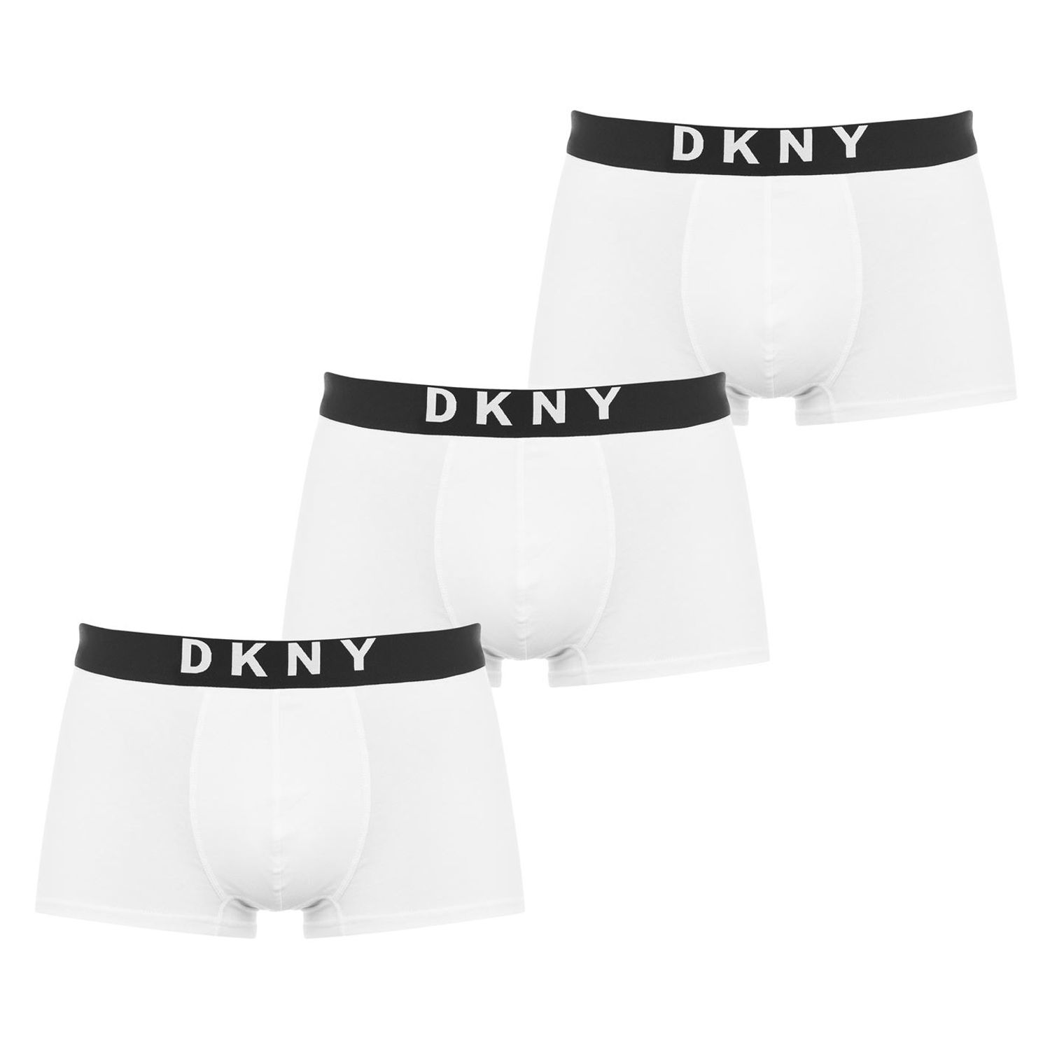 White DKNY 3 Pack Boxer Shorts - Get The Label