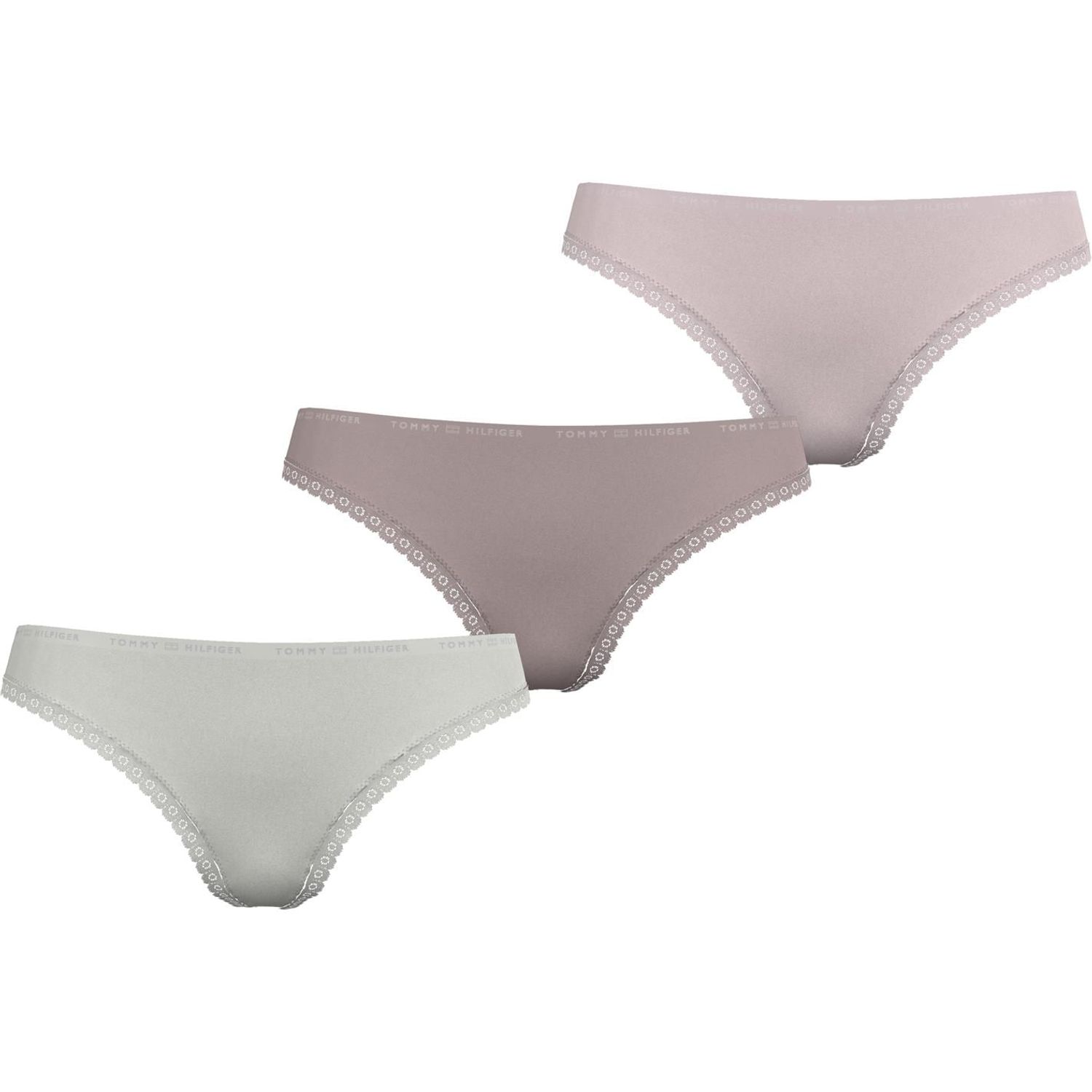 Grey Tommy Hilfiger Thong - Get The Label
