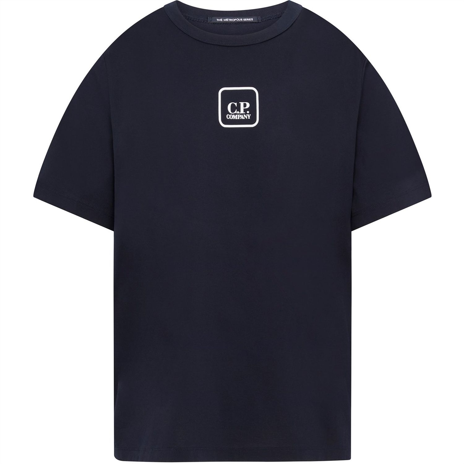 Blue C.P. Company Mercerised Logo T-Shirt - Get The Label