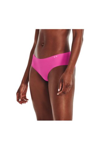New Women's Under Armour Pure Stretch Pink, Hipster Panties Size XL.