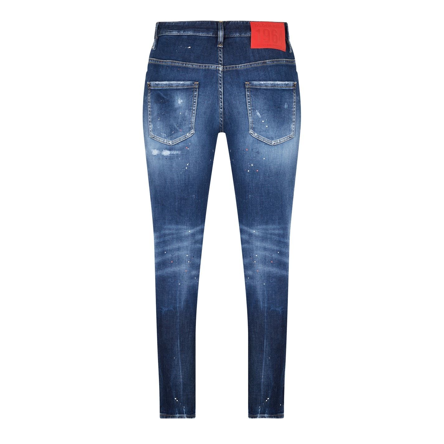 DSquared2 Distressed Super Twinky Jeans in Blue