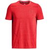 Short Sleeve Mens Seamless Grid T-Shirt