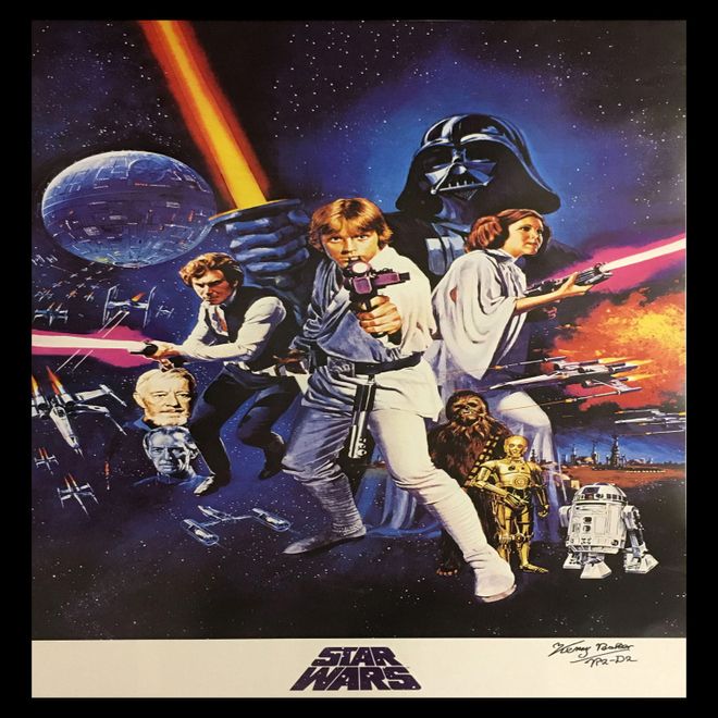 Kenny Baker R2D2 Star Wars Poster