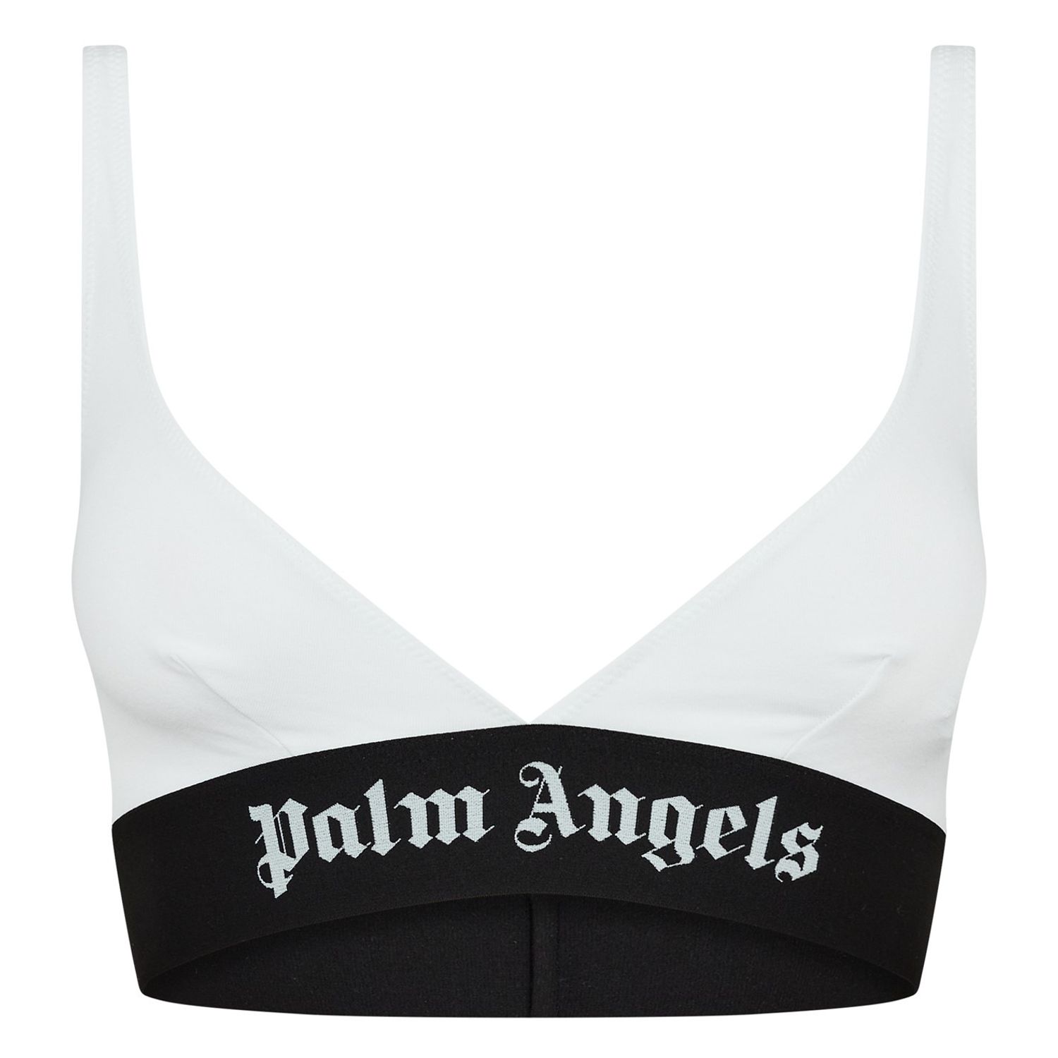 Palm Angels Logo Triangle Bra in White