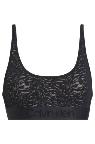 Black Calvin Klein Womens Logo Bralette - Get The Label