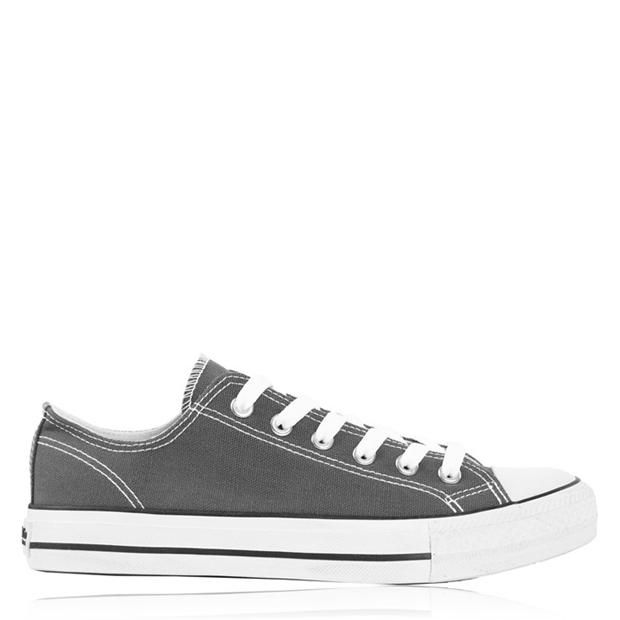 Womens Canvas Low Top Trainers