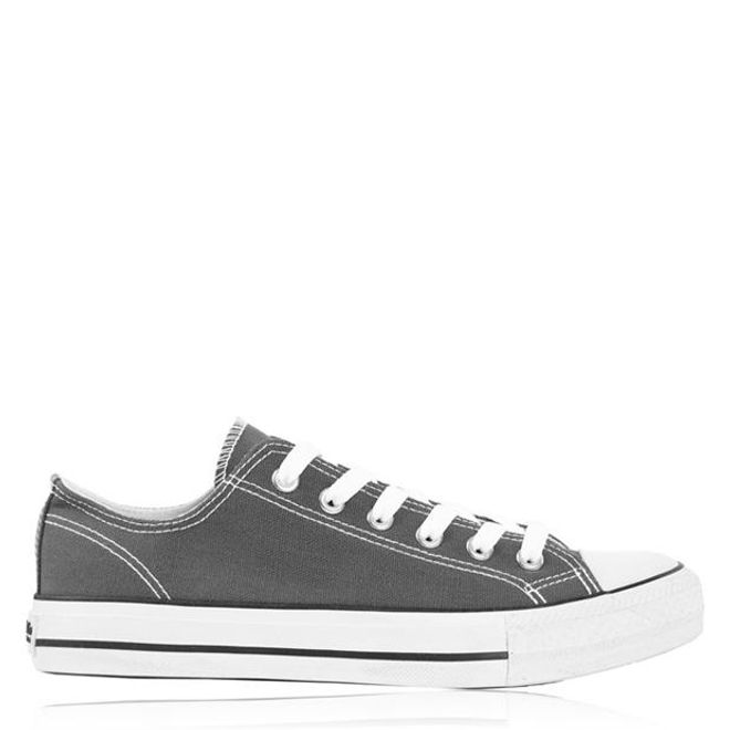 Womens Canvas Low Top Trainers