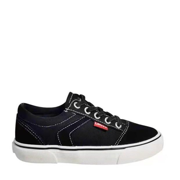 Juniors Philly Canvas Lace Up Low Trainers
