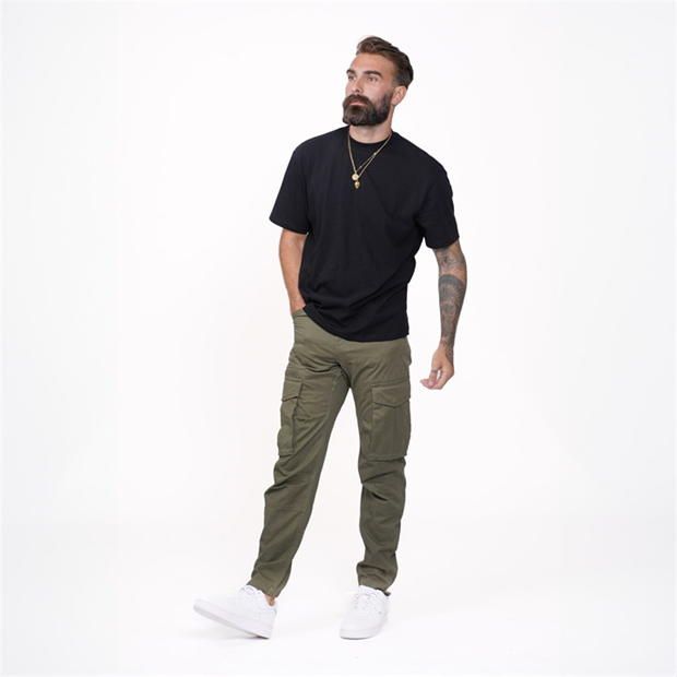 Mens Cargo Chino Trousers