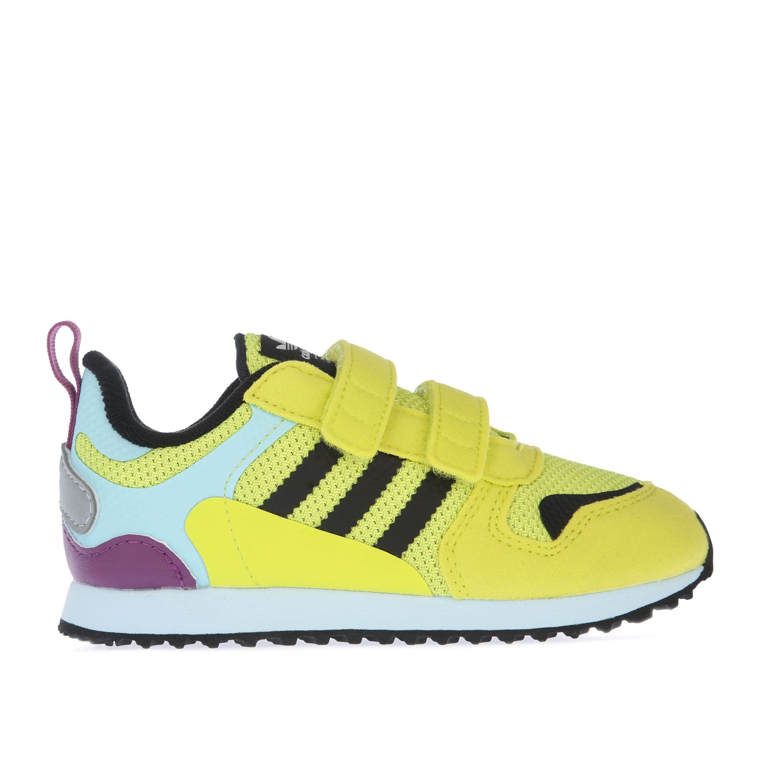 yellow adidas Originals Infant ZX 700 Trainers - Get The Label