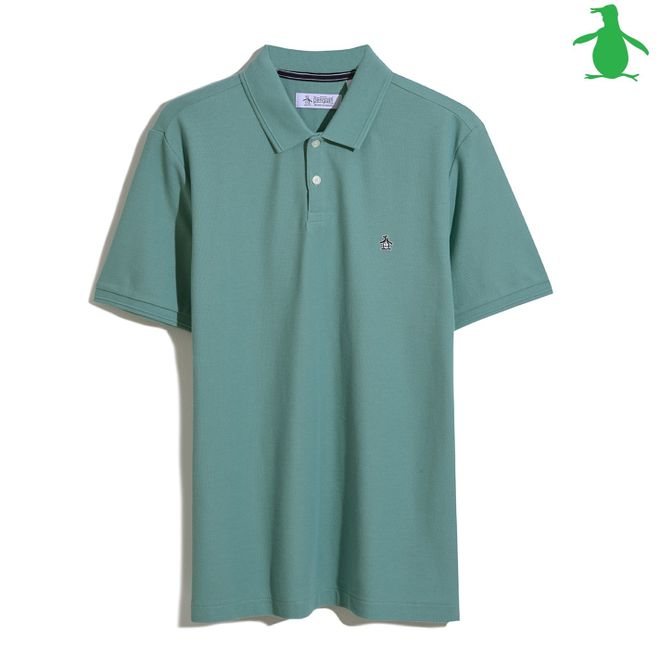 Rib Short Sleeve Polo Shirt