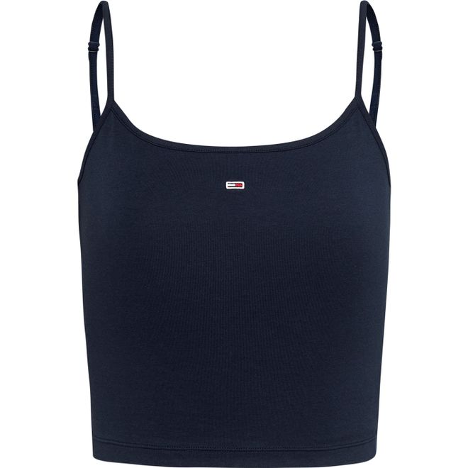 Cropped Essential Strap Top