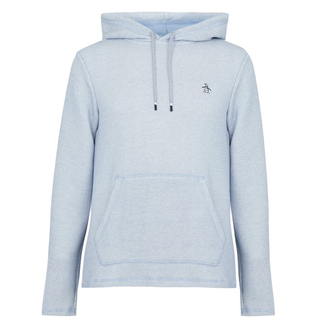 Mens Penguin Jacquard Over The Head Hoodie