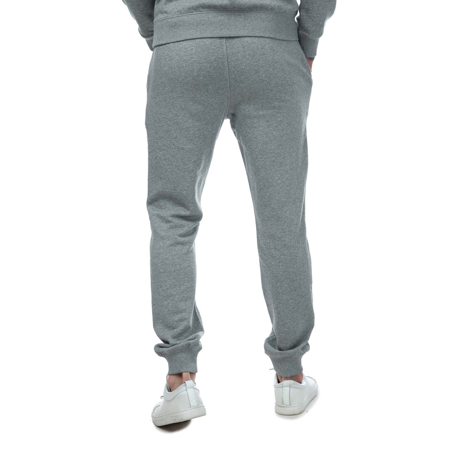 Grey Marl Napapijri Mens Kasba Logo Jog Pants - Get The Label
