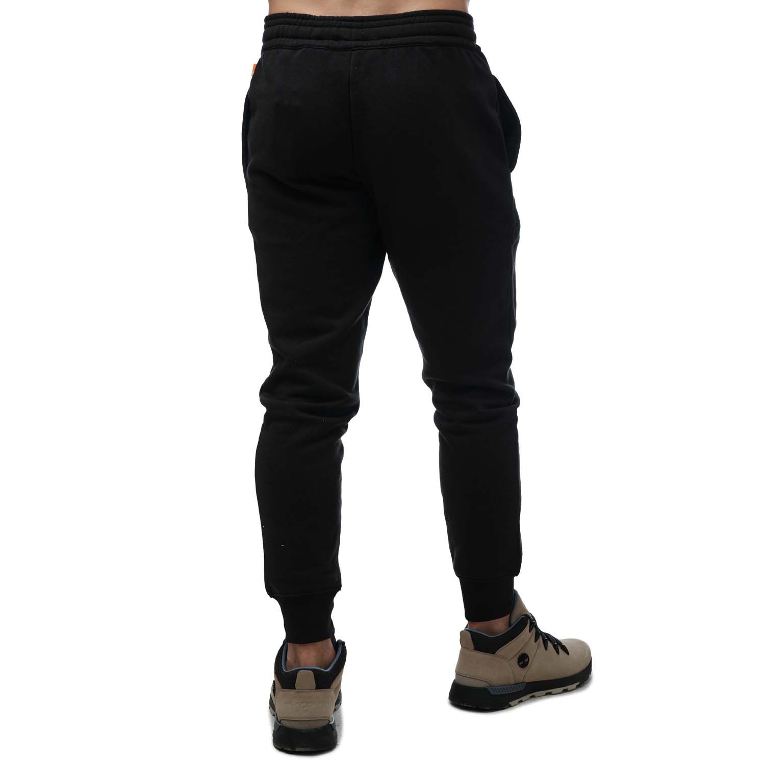 Black Timberland Mens Regular Fit Jog Pants - Get The Label