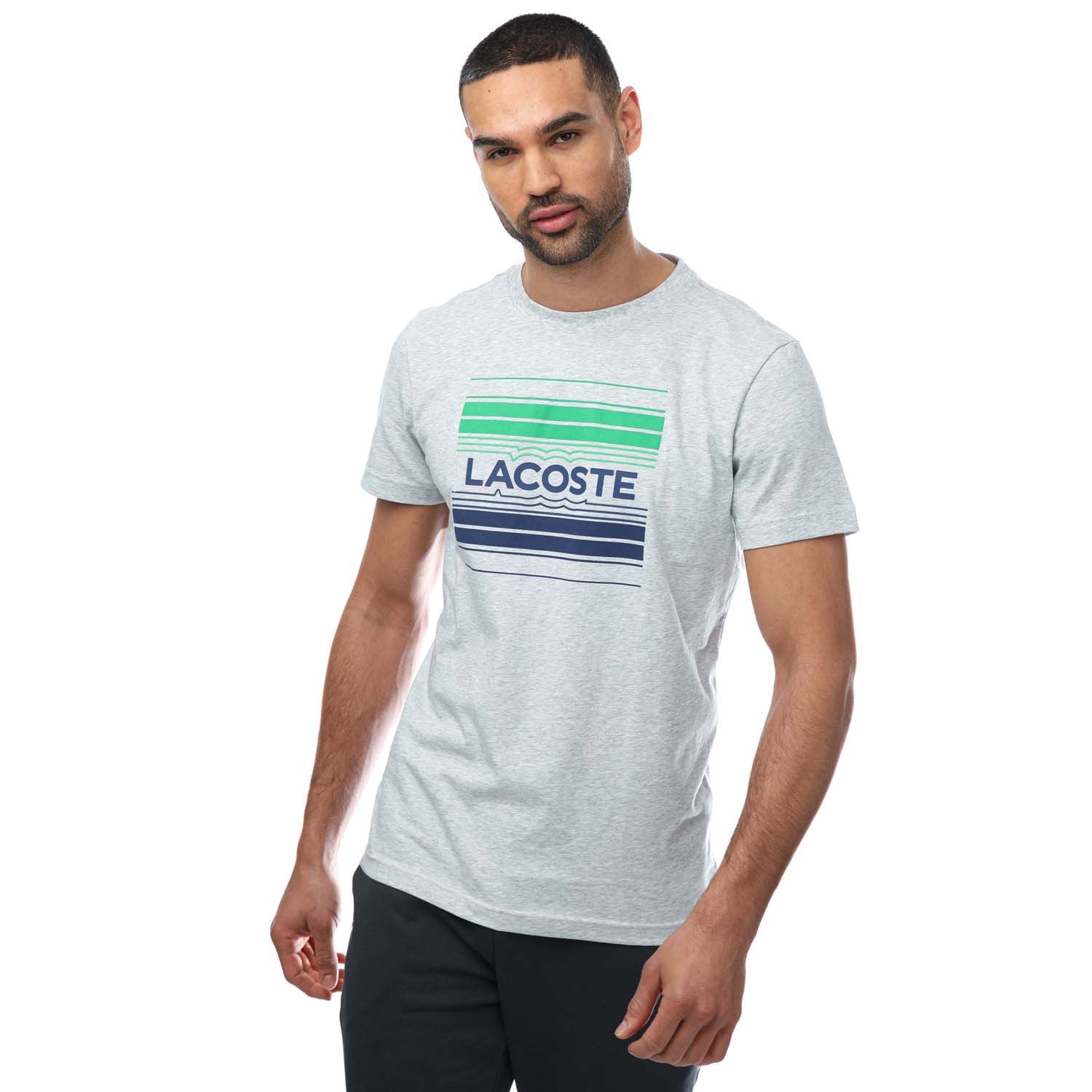 Mens Stylized Logo Print Organic Cotton T-Shirt