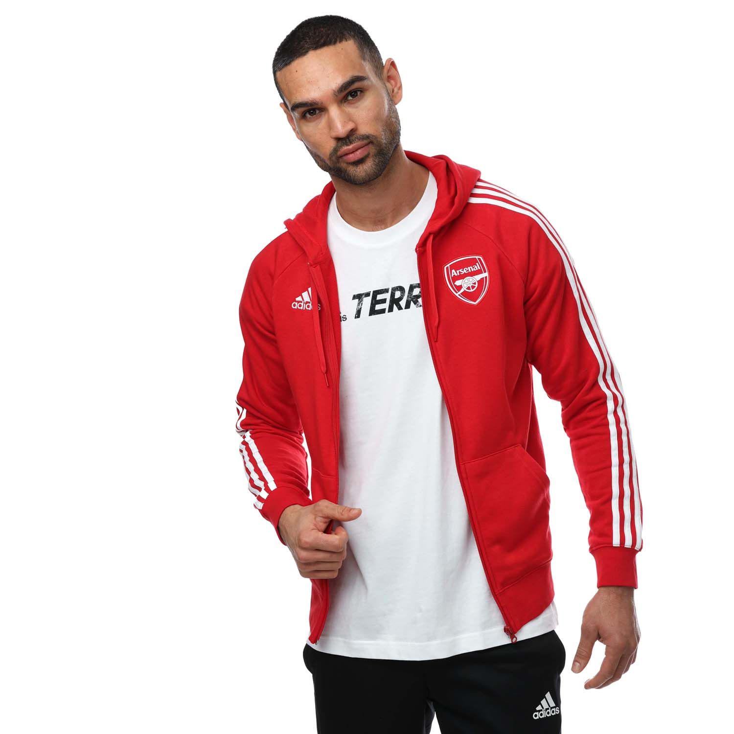 Mens Arsenal 2022/23 DNA Hooded Jacket
