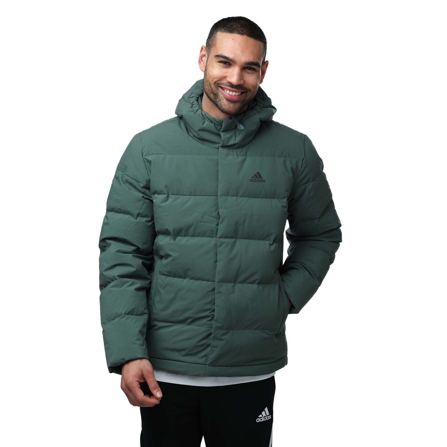 Mens Helionic Hooded Down Jacket