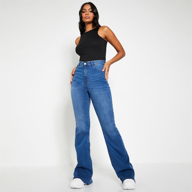 Skinny Fit Flared Jeans