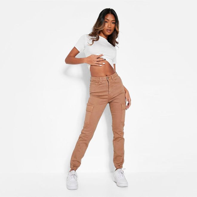 Stretch Pocketed cargo jeans