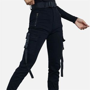 I Saw It First Womens Double Pocketed Cargo Jeans Trousers Bottoms Pants  Wide 